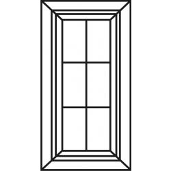 Pinnacle French Lite Cabinet Door (6 Lites)